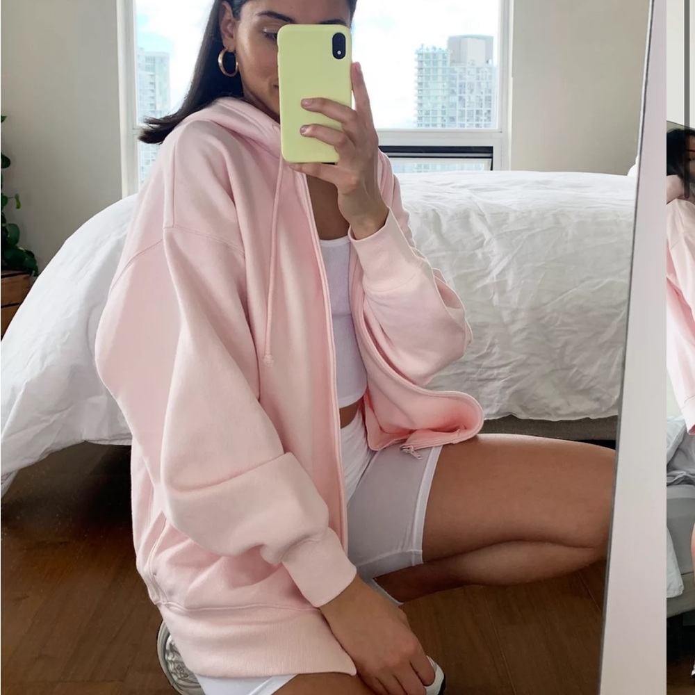 Tna boyfriend zip-up hoodie